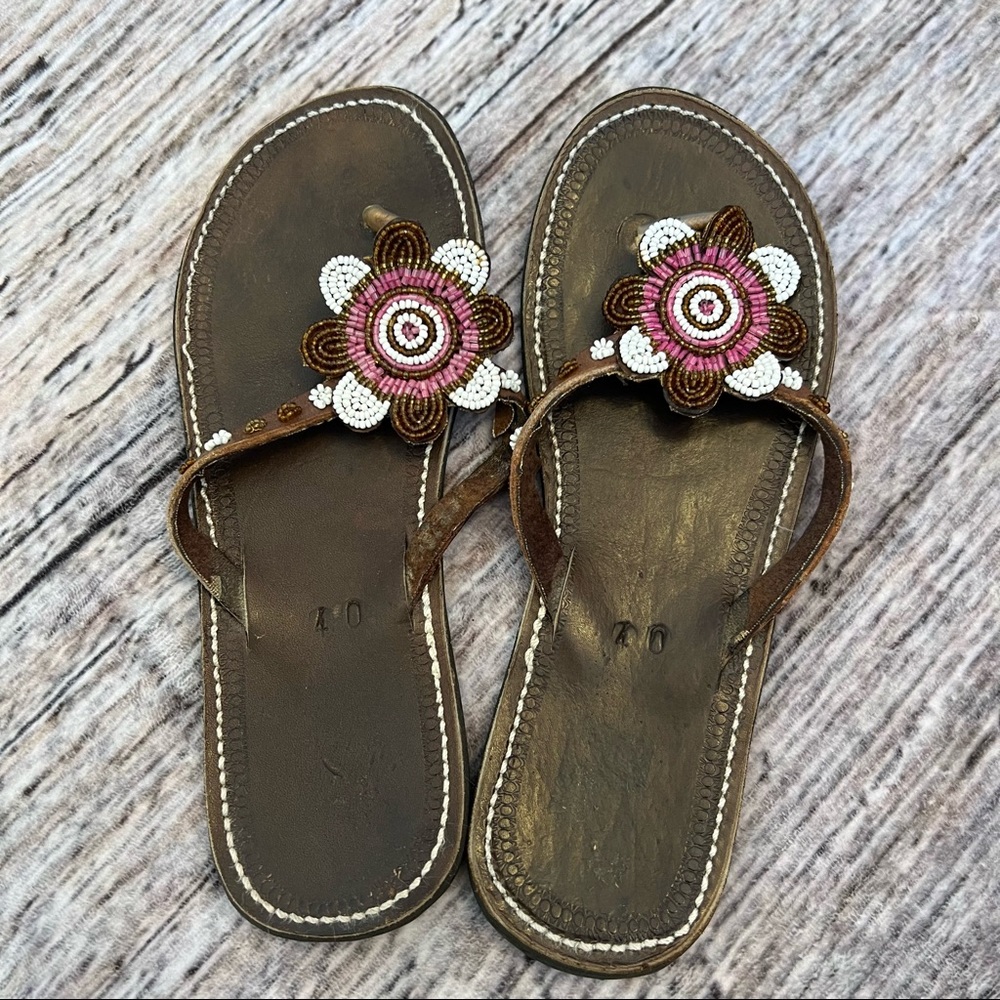 Beaded Sandals